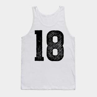 Rough Number 18 Tank Top